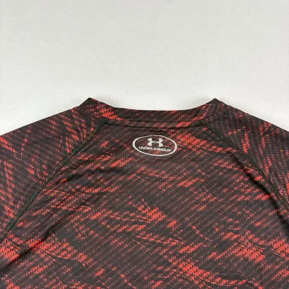 Maryland Terps Under Armour No Quit All Commit T Shirt Mens M Red Black Camo - Picture 3 of 7